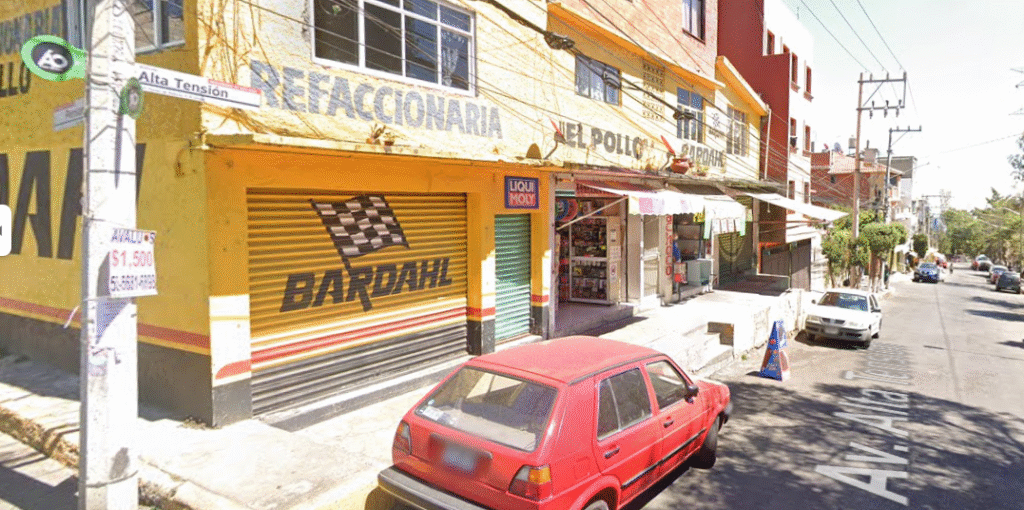 Refaccionaria El Pollo Avenida Alta Tension Alvaro Obregon